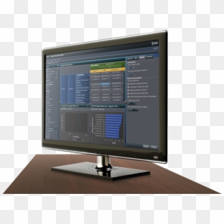 Sas High-performance Risk Shown On Desktop Monitor - Computer Monitor, HD Png Download