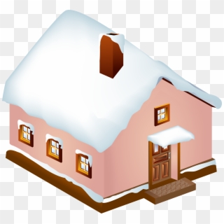0, - Transparent Clip Art Snowy House Clipart, HD Png Download