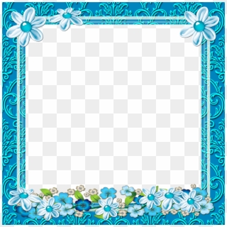 Frame Floral,transparent Background,free Pictures, - Flower Background Transparent Frames, HD Png Download