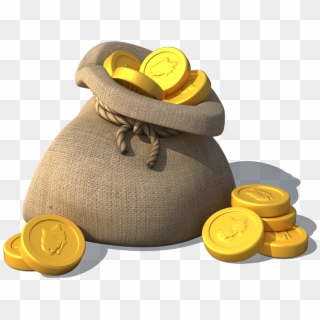 Sack Of Gold - Sack In Gold Png, Transparent Png