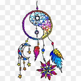 Drawing Rainbow Dreamcatcher , Png Download, Transparent Png