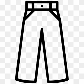 Cloth Dressing Fashion Men Pants Jeans Svg Png Icon, Transparent Png