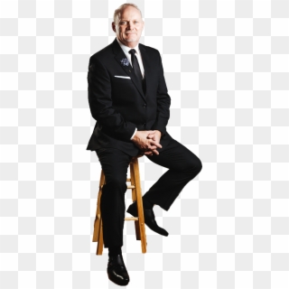 Doung Sitting - Tuxedo Sitting Png, Transparent Png