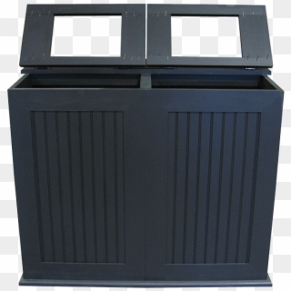 Wooden Trash Recycle Bins - Wood, HD Png Download