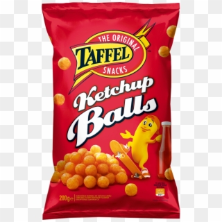 Corn Balls With Ketchup Flavour - 1lb Bag Of Chips, HD Png Download
