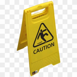 Builders Edge Safety Yellow Caution Floor Sign, HD Png Download