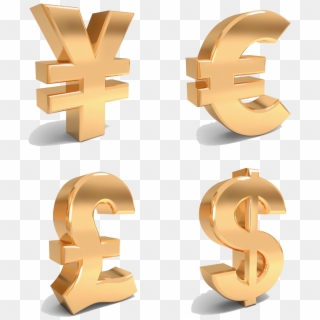 Euro Dollars Sign - Currency Symbol, HD Png Download