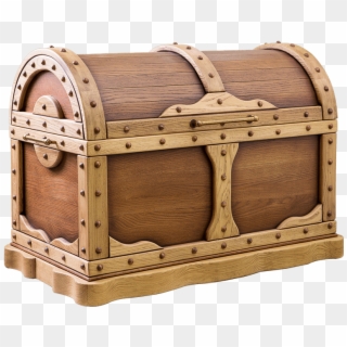 Wooden Chests And Trunks - Wooden Chest Png, Transparent Png