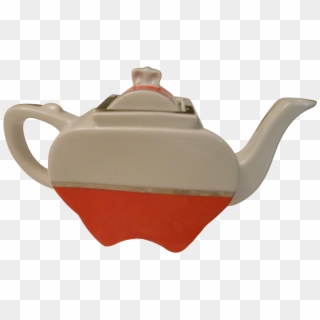 Art Deco Fraunfelter Teapot Red Teapots Probably - Teapot, HD Png Download