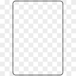 Blank Playing Card Png - Png Ramme, Transparent Png