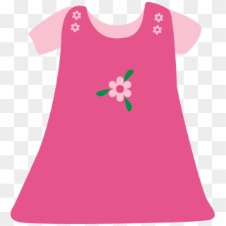 Pink Dress Clipart Infant Clothes - Children's Clothes Clip Art, HD Png Download