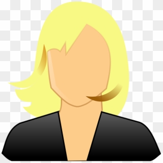 User, Avatar, Female, Blond, Girl, Woman, Lady - Windows Female User Icon, HD Png Download