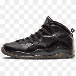 Jordan 10 Ovo Black - Jordan 10 Grey And Black, HD Png Download
