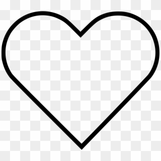 Heart Drawing Png At Getdrawings - Black Heart Outline, Transparent Png