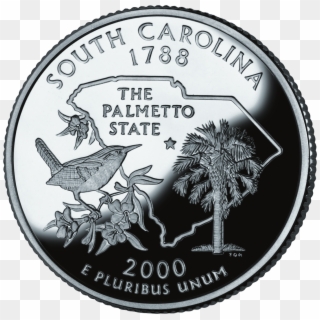 South Carolina State Quarter - Quarter Dollar South Carolina 1788, HD Png Download