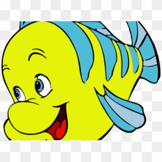 Hal Cliparts - Flounder Little Mermaid, HD Png Download