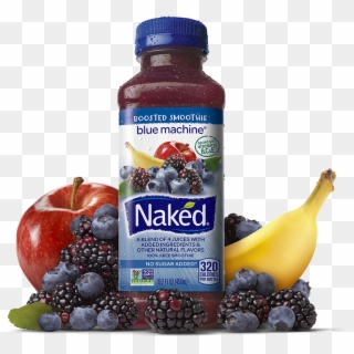 Naked Juice - Blue Machine Naked, HD Png Download