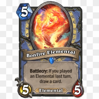 M Dr 5 Bonfire Elemental - Elemental Hearthstone, HD Png Download