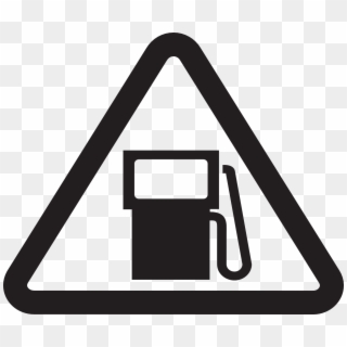 Gas Warning Station Refueling Png Image - Refuelling Sign, Transparent Png