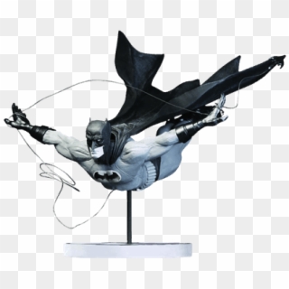Statues And Figurines - Black And White Batman Statue, HD Png Download