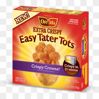 Extra Crispy Easy Tater Tots® - Microwave Ore Ida Tater Tots, HD Png Download
