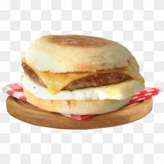 Sausage Cheese Muffin - Cheeseburger, HD Png Download