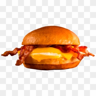 Bacon & Egg Sandwich - Fast Food, HD Png Download