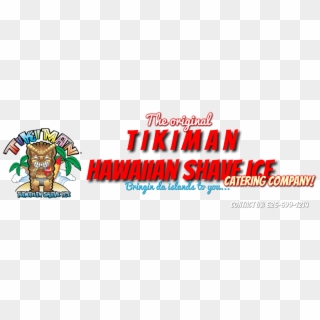 Tikiman Hawaiian Shave Ice - Shaved Ice Tiki Logo, HD Png Download