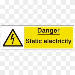 Static Electricity Safety Sign - Traffic Sign, HD Png Download