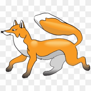 White Orange Fox - Fox Clipart Png, Transparent Png