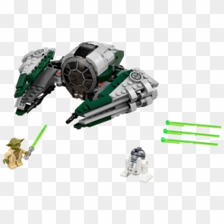 Lego 75168 Yoda's Jedi Starfighter - Star Wars Yoda Jedi Starfighter Lego, HD Png Download