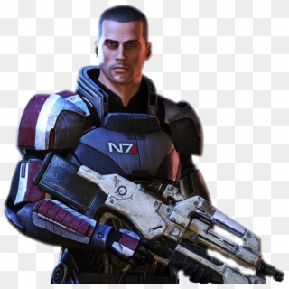 Commander Shepard Png - Mass Effect 3 Characters, Transparent Png