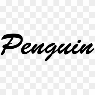 Penguin Industry Shop Online - Calligraphy, HD Png Download
