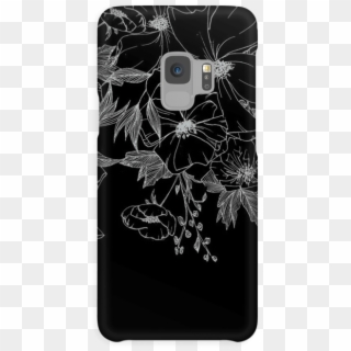 Floral Tattoo Case Galaxy S9 - Iphone, HD Png Download