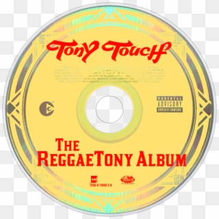 Tony Touch The Reggaetony Album Cd Disc Image - Album Cover, HD Png Download