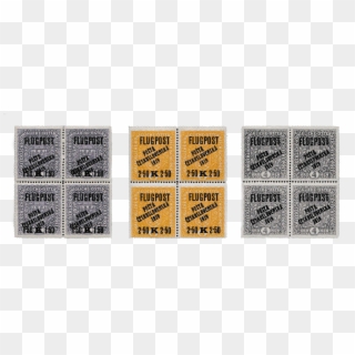 Czechoslovak Republic 1919, Blocks Of 4 Of Austrian - Postage Stamp, HD Png Download