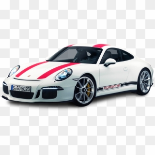 White Porsche 911 R Car - 2016 Porsche 991 R, HD Png Download