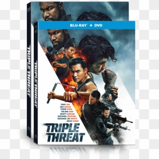 Triple Threat Home Release Information - Triple Threat Dvd 2019, HD Png Download