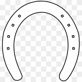 Clip Royalty Free Download Double Horseshoe Clipart - White Horseshoe Clipart, HD Png Download
