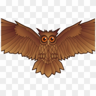 Wings Clipart Owl - Owl Wings Clip Art, HD Png Download