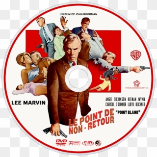 Point Blank Dvd Disc Image - Lee Marvin Point Blank Poster, HD Png Download