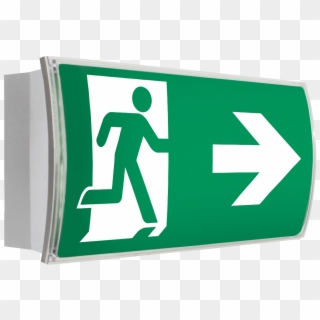 Detailed Views - Emergency Exit Right Sign, HD Png Download