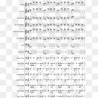 Sample Sheet Music 2 Of 5 Pages - Sunstroke Project Hey Mamma Saxophone Notes, HD Png Download