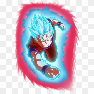 Dragon Ball Z Goku Super Saiyan Blue Kaioken X10, HD Png Download