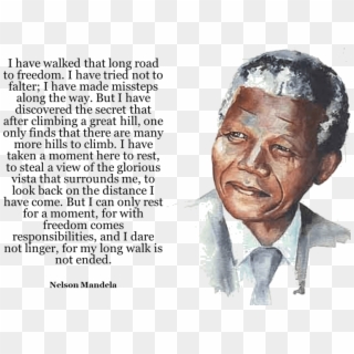 Important Quote From Nelson Mandela - Nelson Mandela, HD Png Download