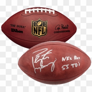 Peyton Manning Denver Broncos Nfl Authentic Autographed - Nfl Football The Duke, HD Png Download
