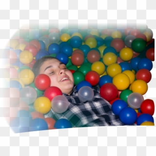 Girl Rest In The Playroom - Ball Pit, HD Png Download