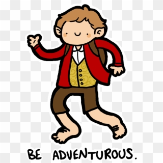 Bilbo Says To Be Adventurous - Cartoon, HD Png Download