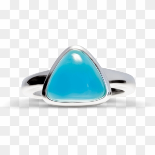 Bermuda Triangle Blue Cocktail Ring - Titanium Ring, HD Png Download