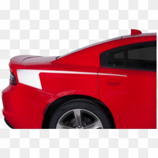 2015-2018 Dodge Charger Stripes Decals Aggressive Hockey - Sports Sedan, HD Png Download